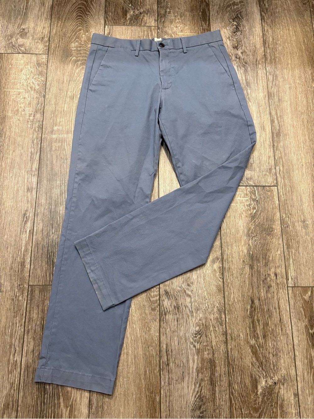 Gap Straight Pants in Slate Blue